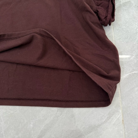 Women’s A New Day Double Flutter Short Sleeve Slim Fit Top Butterfly Ruffle XL - Picture 9 of 15